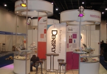Dentsply exhibition stand build