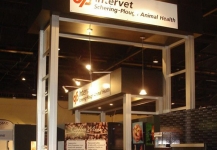 Intervet exhibition stand build