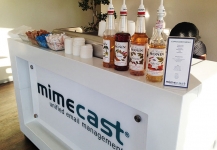 Food tasting at expo stands