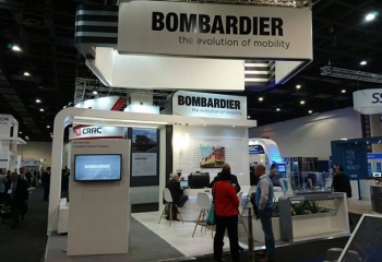 Custom Stand build for Bombardier