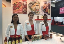 Pivion promo staff at an expo