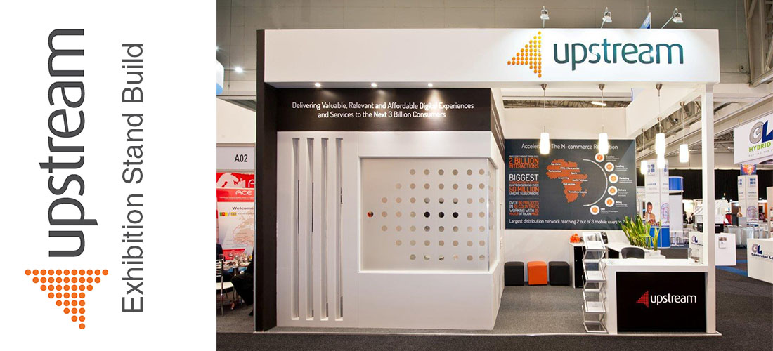 Pivion design and build of the Upstream exhibition stand