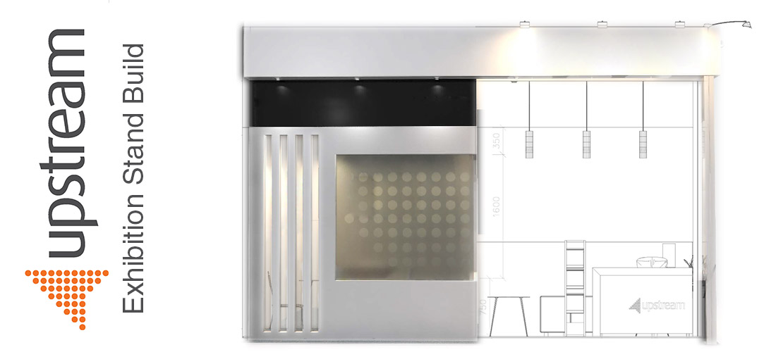 Pivion design and build of the Upstream exhibition stand
